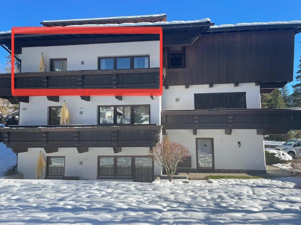 Ferienwohnung W7 Haus Ganghofer Leutasch Exterior foto