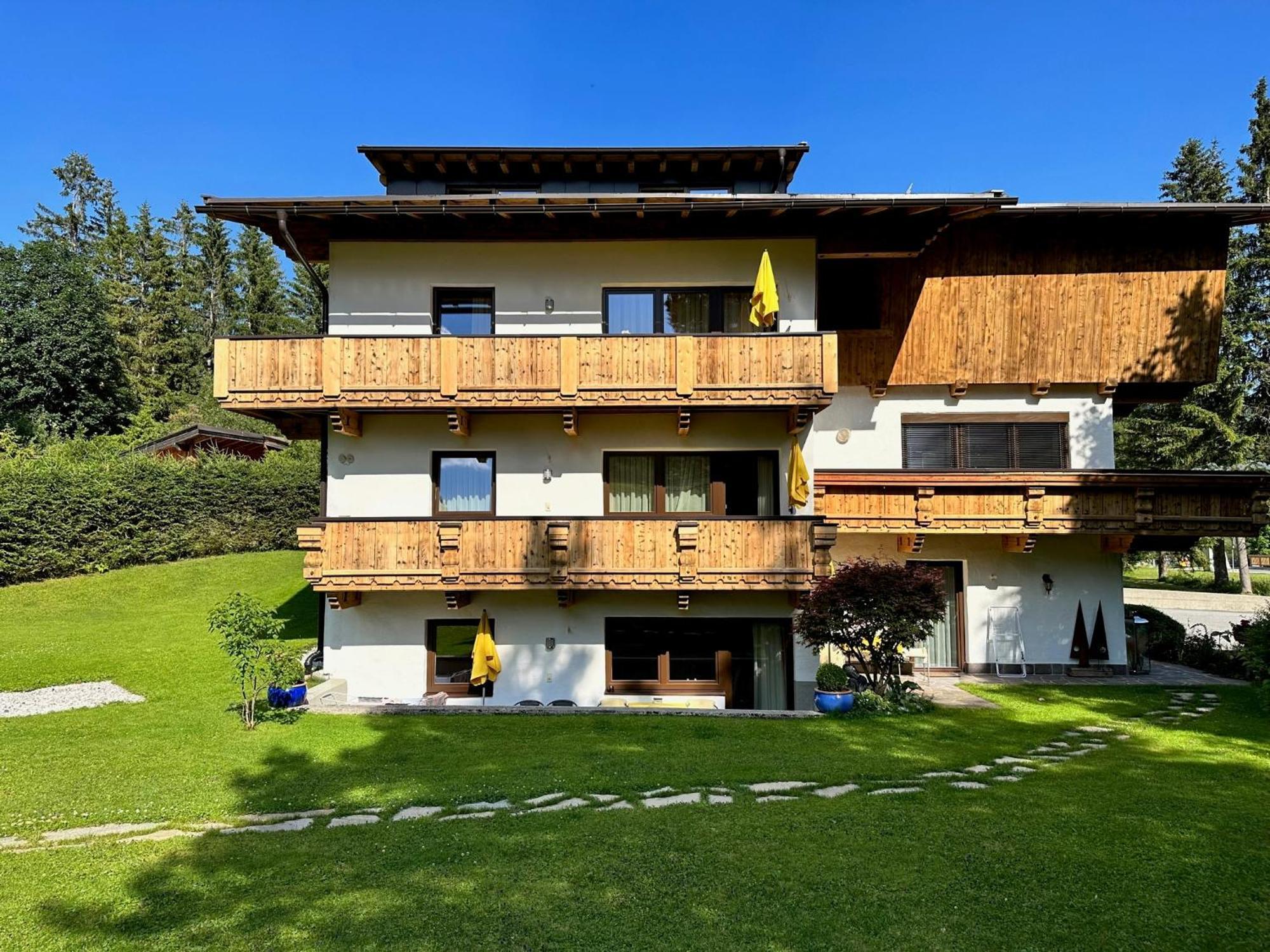 Ferienwohnung W7 Haus Ganghofer Leutasch Exterior foto